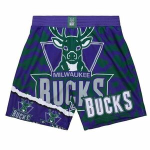 Mitchell & Ness shorts Milwaukee Bucks Lakers Jumbotron 2.0 Submimated Mesh Shorts purple kép