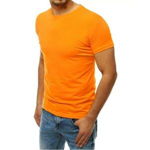 Férfi póló nyomtatás nélkül világos narancssárga RX4190 kép
