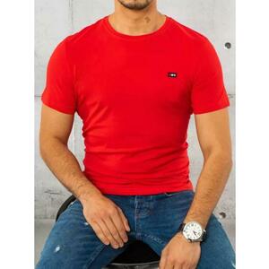 Férfi egyszínű piros ing kép
