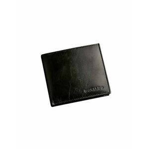 Fekete vízszintes férfi pénztárca kép