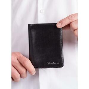 Férfi függőleges elegáns pénztárca fekete kép