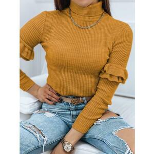 Női pulóver BUFALO mustár színű kép