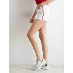 Női rövidnadrág csíkos ROMANITA fehér kép