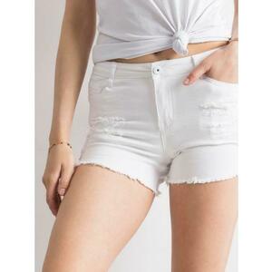 Női rövidnadrág lyukas MODERN fehér kép