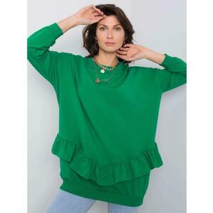Női kapucnis pulóver SANVI zöld kép