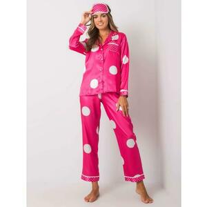 Női kockás pizsama DITA pink kép