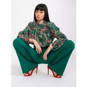 Női szabott nadrág SALERNO zöld kép