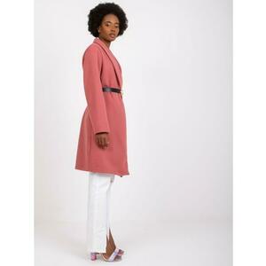 Női övvel ellátott kabát LUNA piszkos rózsaszín kép
