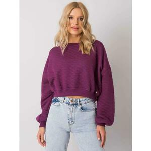 Női steppelt pulóver CRYSTAL lila kép