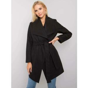Női gyapjú kabát Malou RUE PARIS fekete kép