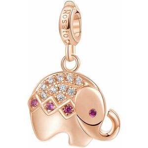 Rosato Rosato Rózsaszín aranyozott elefánt medál RZ001 kép