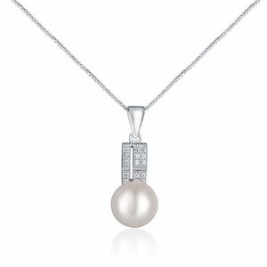 JwL Luxury Pearls JwL Luxury Pearls Elegáns nyaklánc valódi gyönggyel és cirkónium kővel JL0645 (lánc, medál) kép