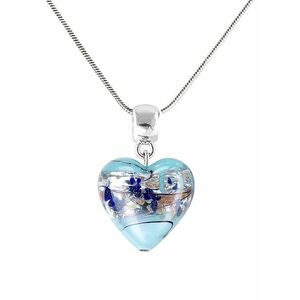 Lampglas Lampglas Titokzatos nyakláncIce Heart tiszta ezüsttel ellátott Lampglas NLH29 gyönggyel kép