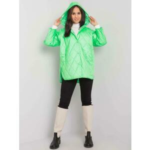 Női kapucnis steppelt kabát SELAH zöld kép