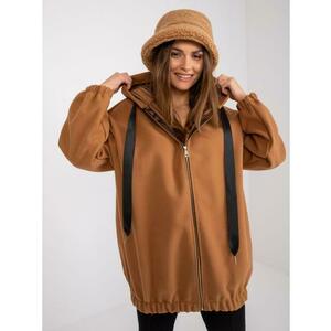 Női cipzáras kabát/kapucnis kabát SEVILLA barna kép