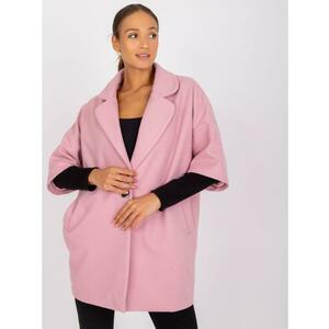 Női egygombos kabát Aliz RUE PARIS világos rózsaszínű kép