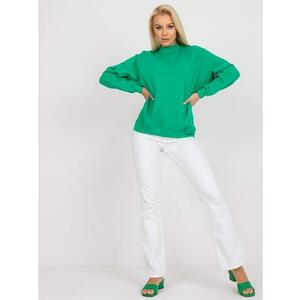 Női pulóver TWIST zöld kép
