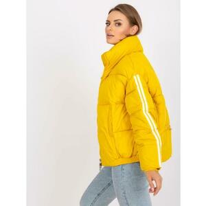 Női téli steppelt kabát KITA sárga kép