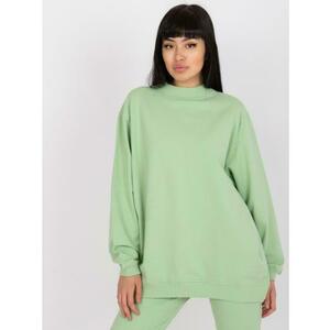Női oversize kapucnis pulóver VINAS zöld kép
