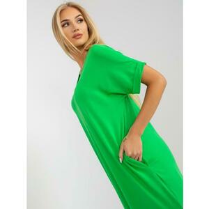Női oversize zsebes ruha OCH BELLA zöld kép
