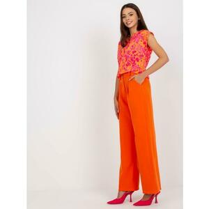 Női széles szárú nadrág MANTA narancssárga kép