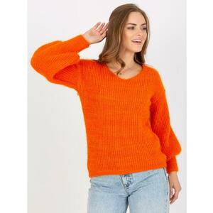 Női mohair pulóver OCH BELLA narancssárga kép