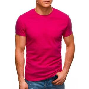 Férfi egyszínű póló DOUG sötét rózsaszín kép
