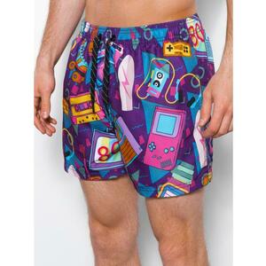 Pánske šortky plavecké BECKETT fialová farba kép