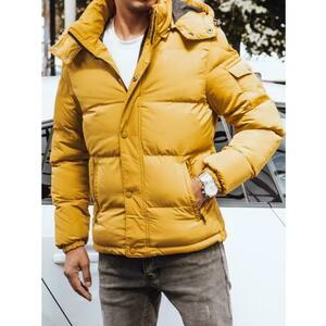 Férfi téli steppelt kabát WINA sárga kép