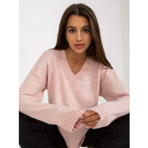 Női pulóver RUE PARIS Világos rózsaszín kép