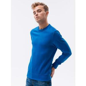 Férfi egyszínű pulóver OMIA kék kép