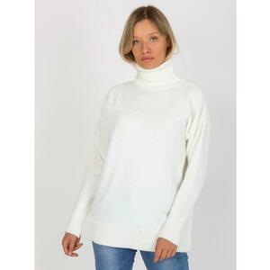 Női laza szabású pulóver RUE PARIS fehér kép