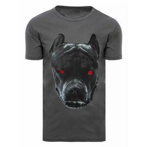 LegyFerfi Grafit szürke póló kutya ábrával kép