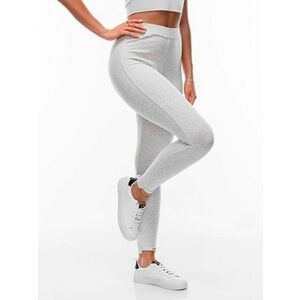 Inny Kényelmes melírozott fehér női leggings PLR112 kép