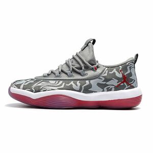 Cipo Air Jordan Super. FLy 2017 Low Shoes Wolf Grey Gym Red Cool Grey AA2547-004 kép