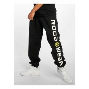 Rocawear Basic Fleece Pants black/lime kép
