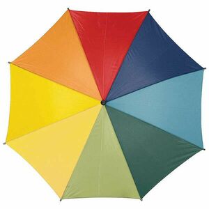 8 színű automata favázas szivárvány Esernyő kép