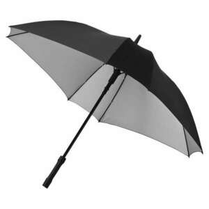 Négyszögletes automata Esernyő - fekete-ezüst kép