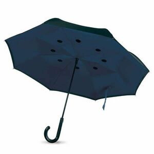 Fordított Esernyő kifordítható dupla rétegű 102cm - sötétkék kép