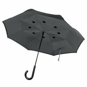 Fordított Esernyő kifordítható dupla rétegű 102cm - szürke kép
