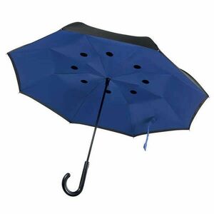 Fordított Esernyő kifordítható dupla rétegű 102cm - kék kép