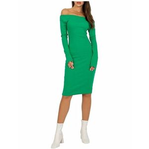 Zöld bordázott betakaró ruha kép