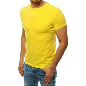 Férfi póló nyomtatás nélkül sárga RX4194 kép