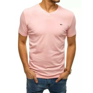 Férfi póló nyomtatás nélkül rózsaszín BASIC kép