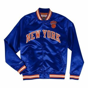 Mitchell & Ness New York Knicks Lightweight Satin Jacket royal kép