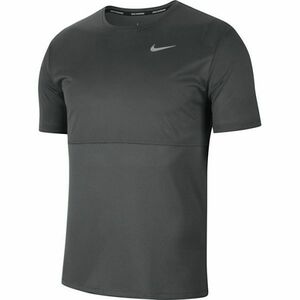 Nike BREATHE RUN TOP SS M Férfi futópóló, sötétszürke, méret XL kép