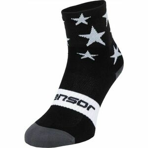 Sensor STARS Kerékpáros zokni, fekete, méret 35-38 kép
