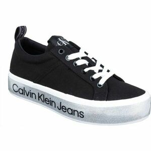 Calvin Klein FLATFORM VULCANIZED 3 Női szabadidőcipő, fekete, méret 41 kép