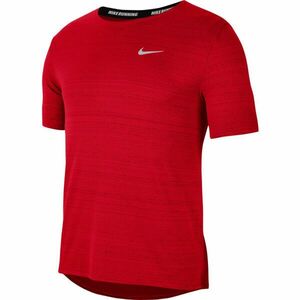 Nike DRI-FIT MILER Férfi futópóló, piros, méret L kép