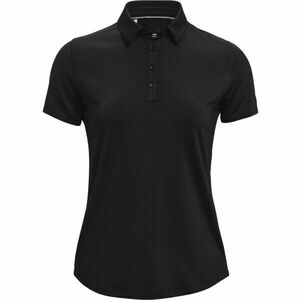 Under Armour ZINGER SHORT SLEEVE POLO Női golf pólóing, fekete, méret XS kép